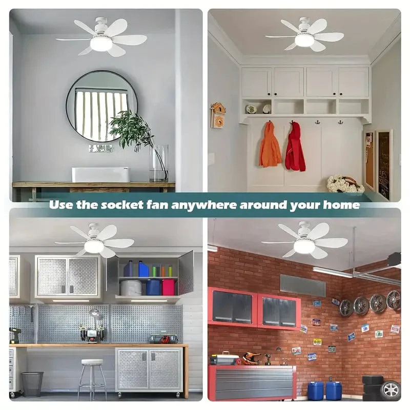🏆LAST DAY SALE 49% OFF🔥SmartBreez™ 40W LED Ceiling Fan Light – 20.5” Ultra-Quiet with Remote 🎯 | E27 + FREE B22 Adapter 🔌 | For Bedroom 😴, Kitchen 👩‍🍳 & Garage 🛠️ – UK Ready! 🇬🇧