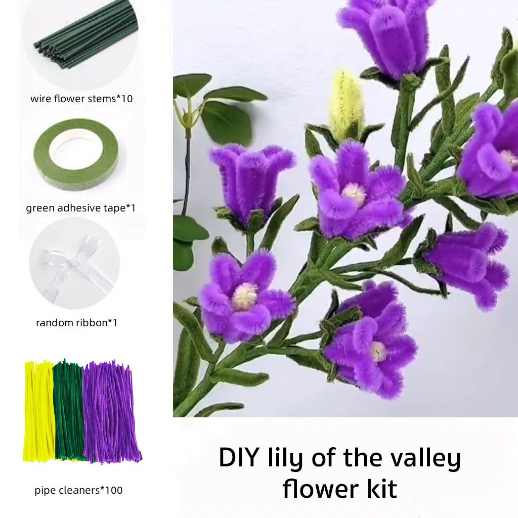 DIY Pipe Cleaners Kit - Lily Of The Valley