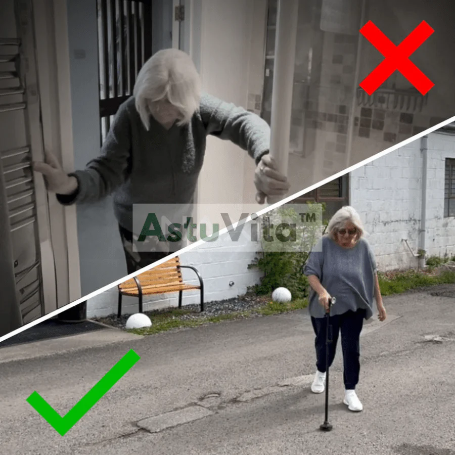 La canne qui aide à vous lever seul et marcher sans peur de tomber