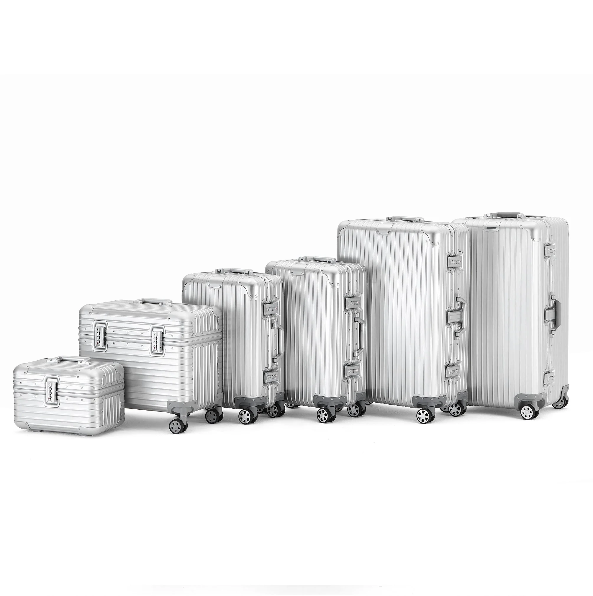 ALUMINUM SUITCASE V2 NEW, STRONGER ALUMINIUM & REMOVEABLE WHEELS