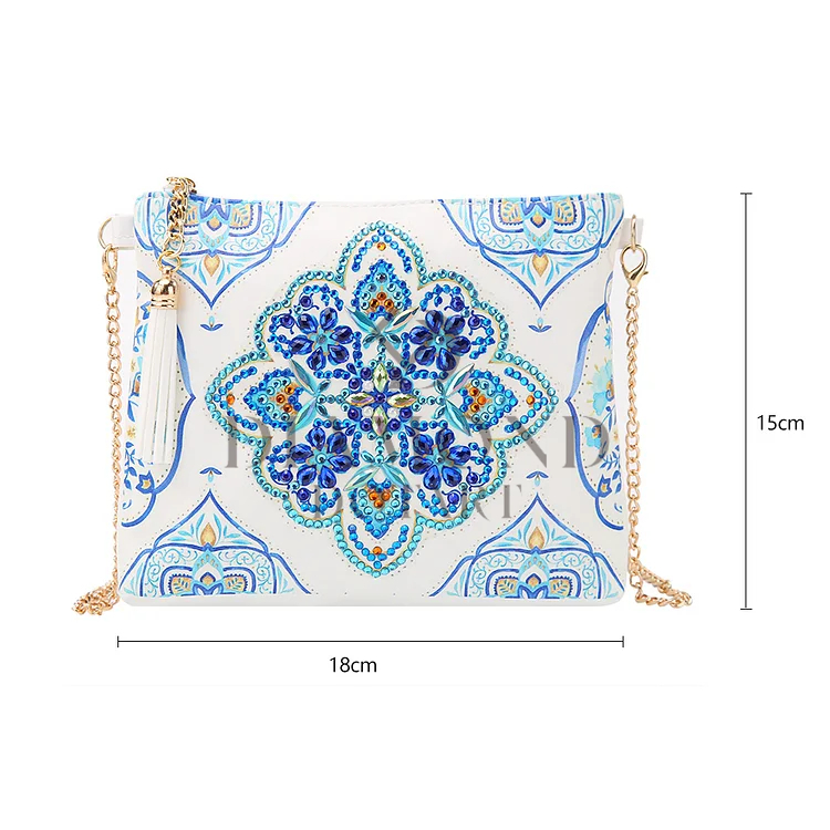 DIY Diamond Painting Leather Bag - Mandarins