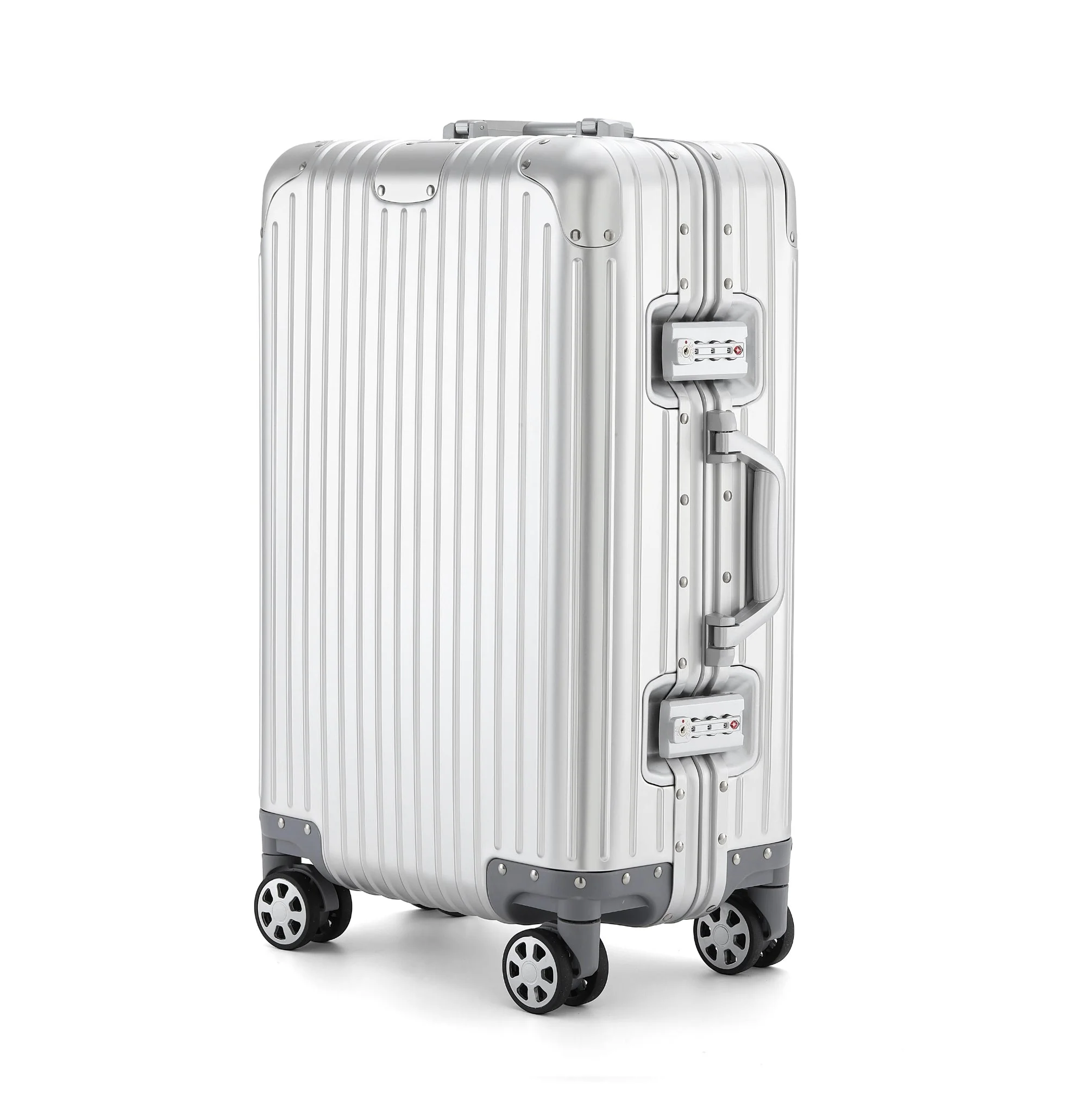 ALUMINUM SUITCASE V2 NEW, STRONGER ALUMINIUM & REMOVEABLE WHEELS