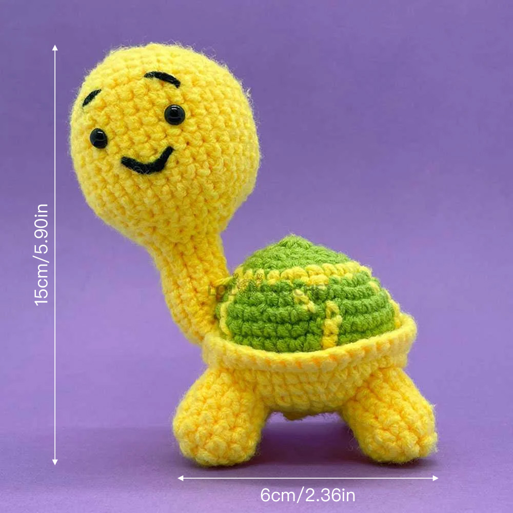 Astonished Turtle - Crochet Kit