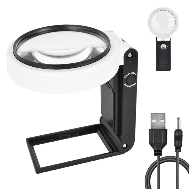 Magnifier Glass LED Lamp (Free Gift For Orders Above $60)
