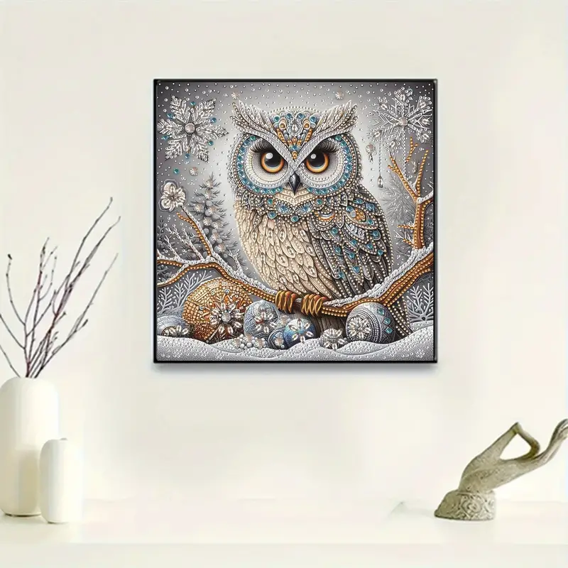 DIY Diamond Painting - Snowflake Owl