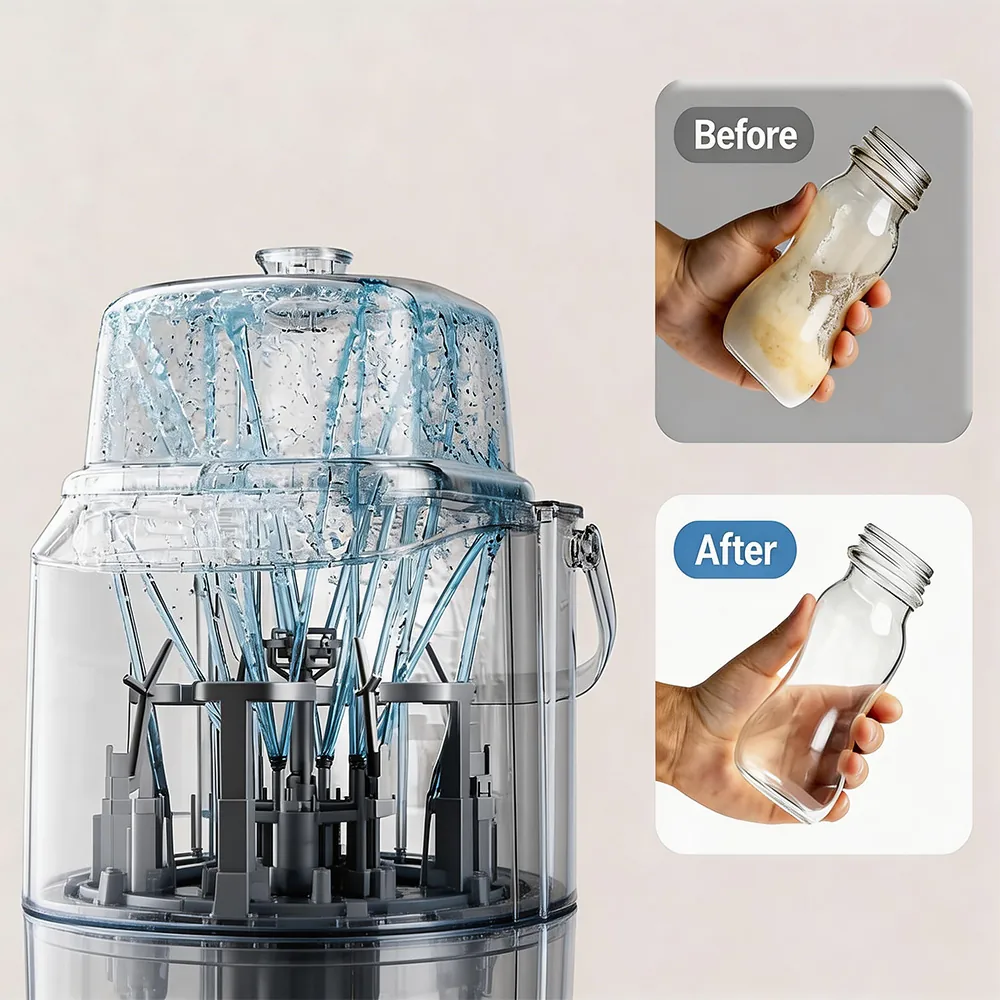 Bear Bottle Washer Pro, Baby Bottle Washer and Sterilizer and Dryer