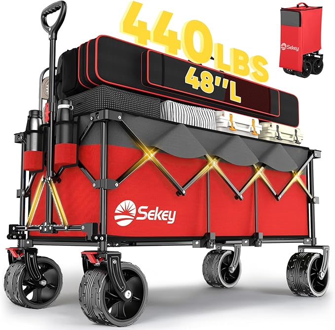 48''L Collapsible Foldable Extended Wagon