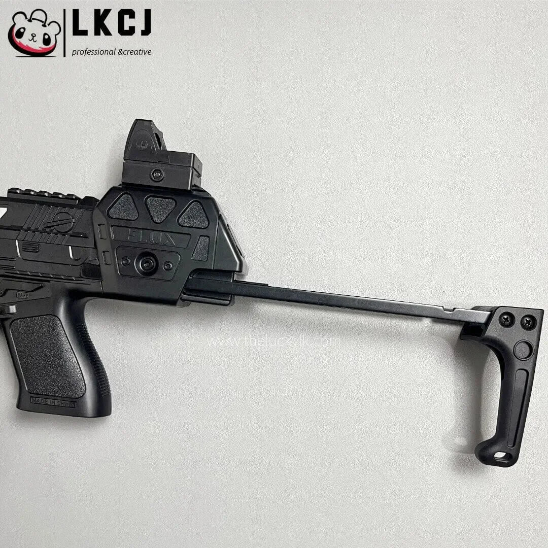 Mp17 Gel Blaster With Metal Stock, Metal Rail