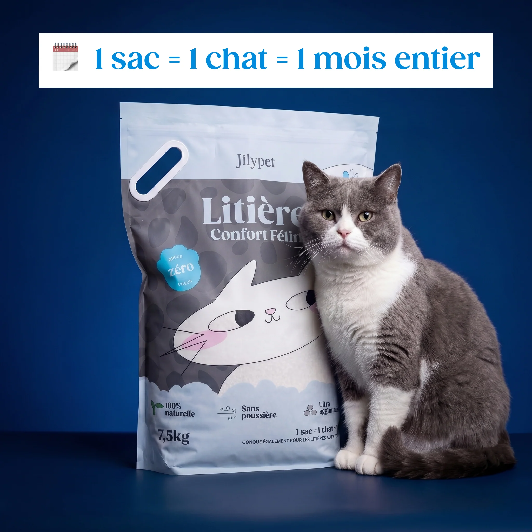 Litière Jilypet - Zéro odeur