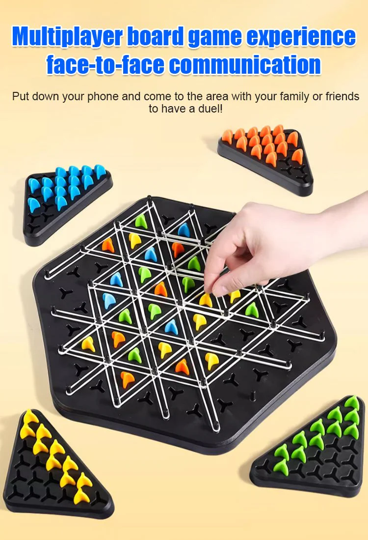 🎄Big Sale 49% OFF-Christmas gift 🎁Puzzle Chain Triangle Chess
