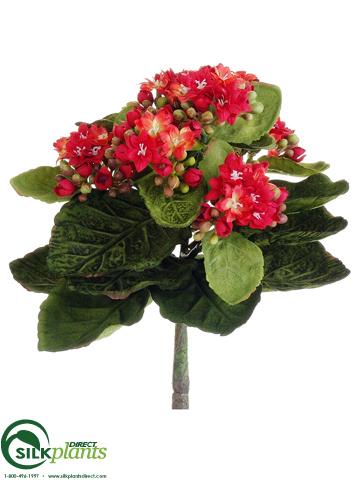Silk Plants Direct Kalanchoe Bush - Purple - Pack of 12