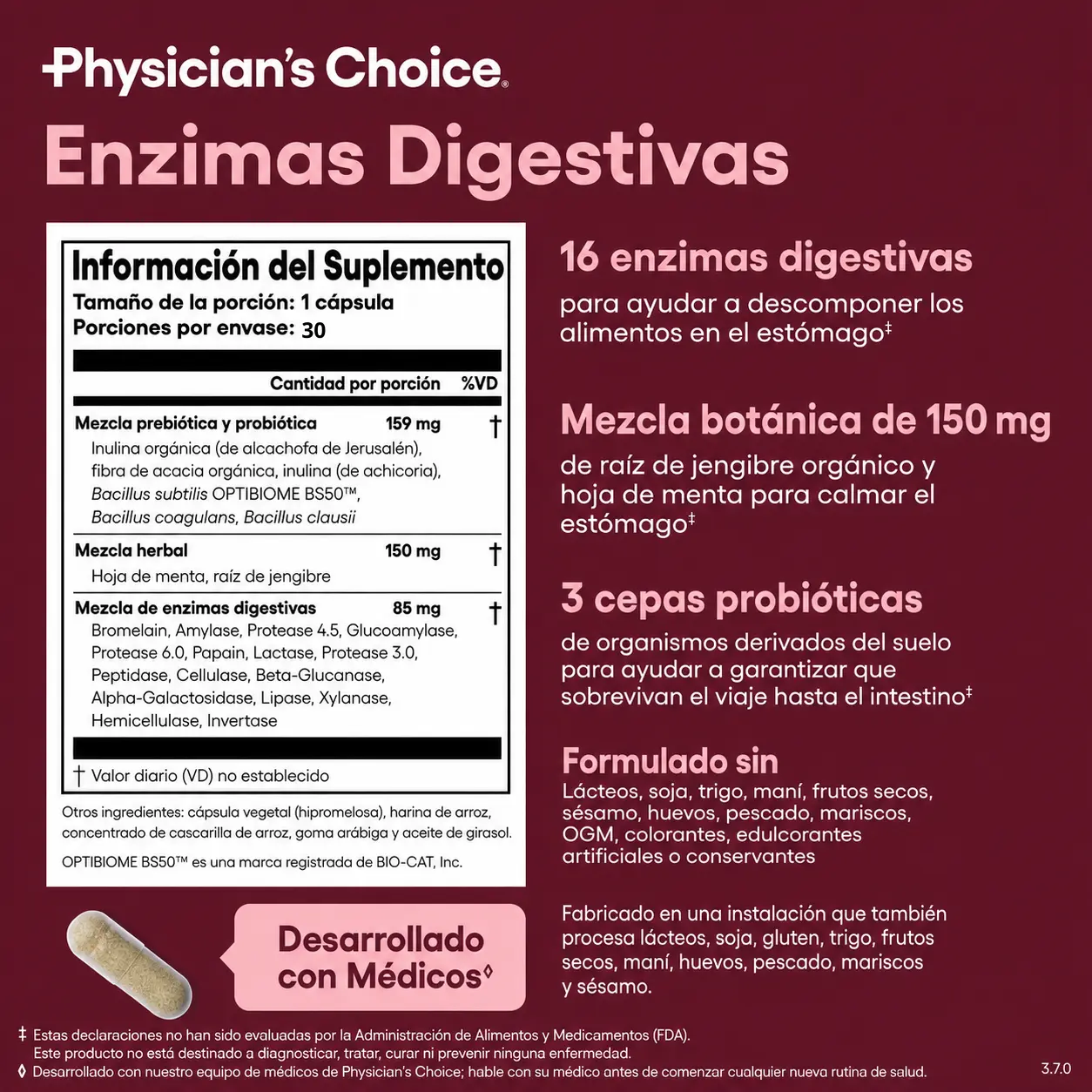 physicians choice® Digestive Enzymes