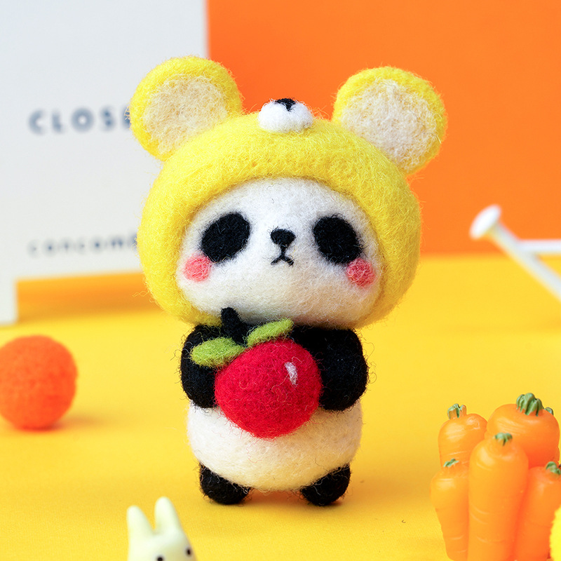 Panda Needle Felting Kit