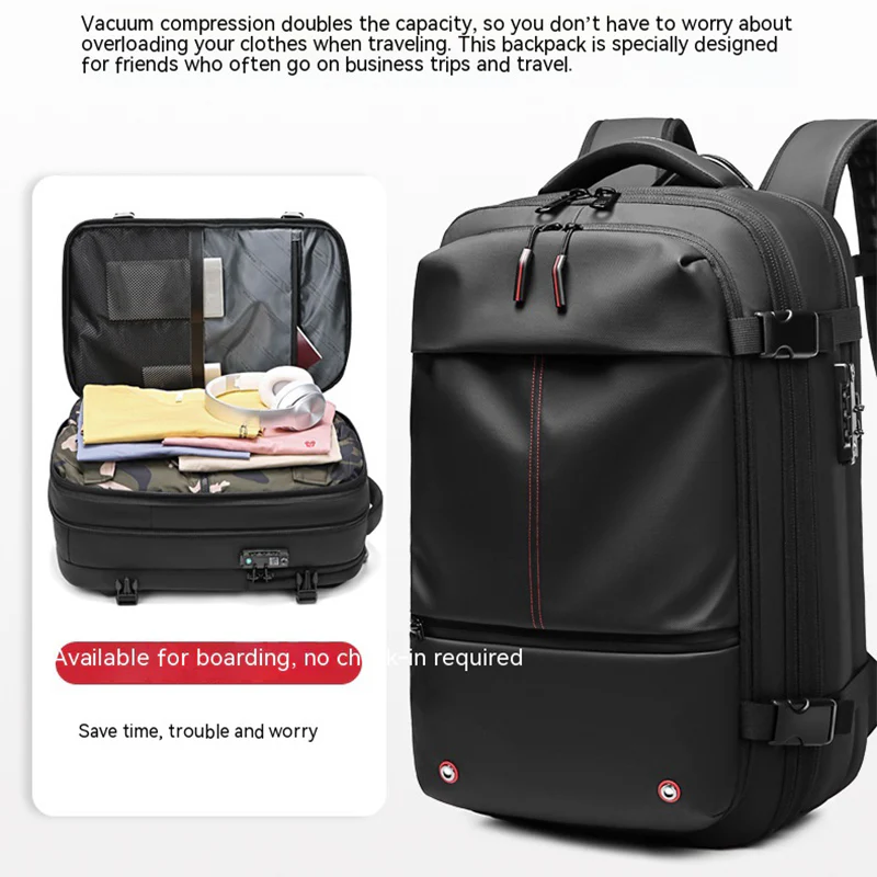 Shinra Vacpac - Travel Vacuum Compression Large-capacity Backpack