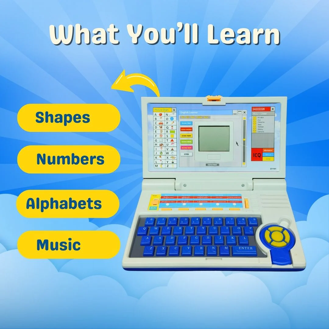 Interactive Kids Educational Laptop Toy