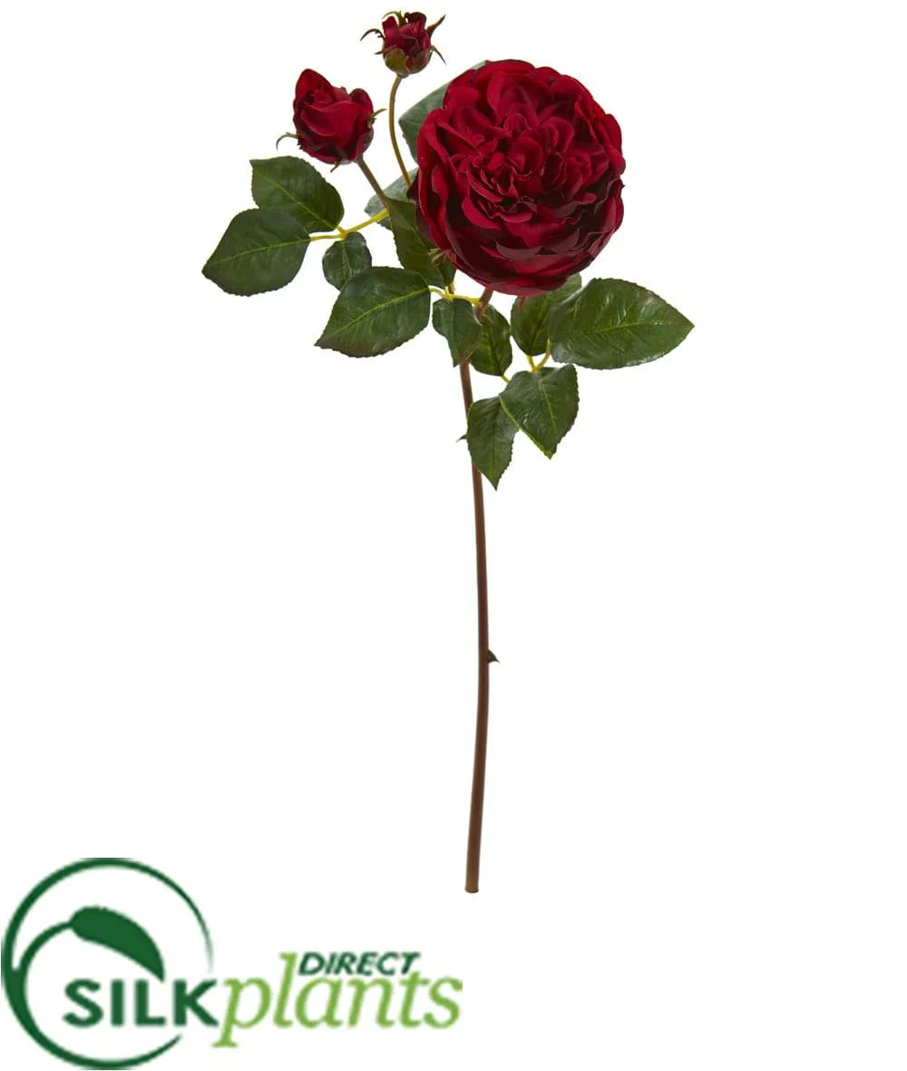 Silk Plants Direct Rose Artificial Flower - Salmon - Pack of 6