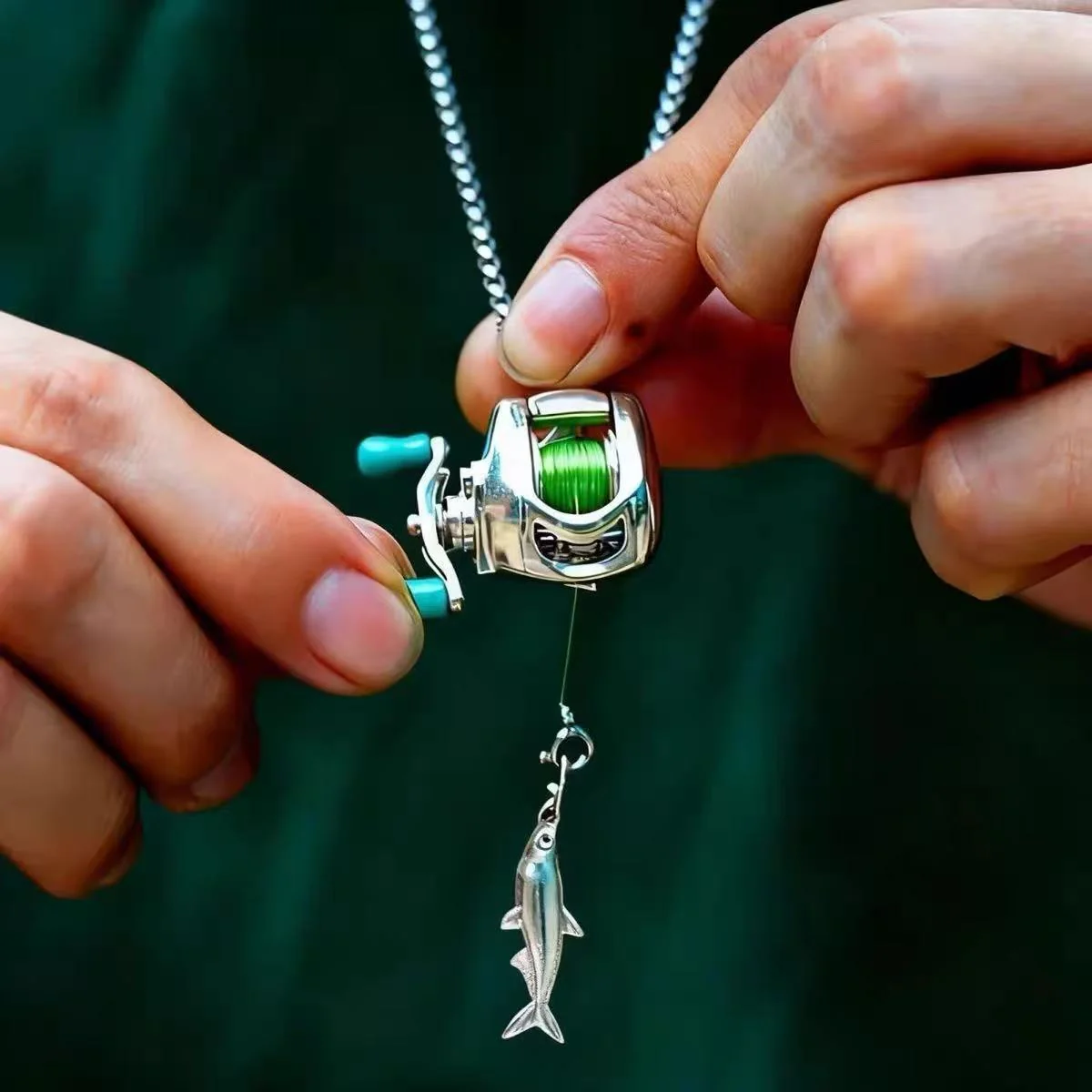 🔥2026 Nytt, kreativt halsband i legering med minilock