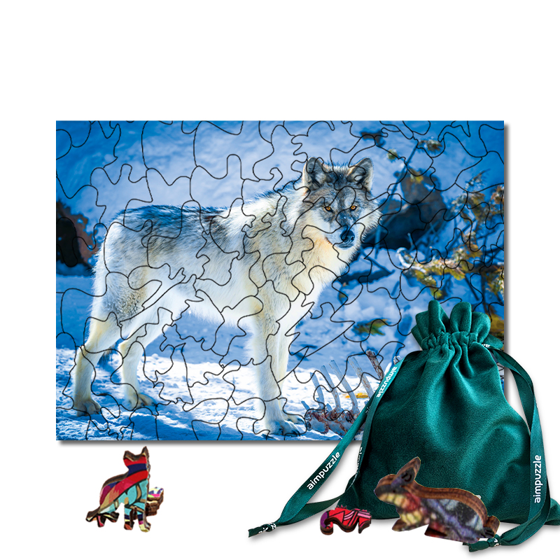JEFFPUZZLE™ Ice Wolf Puzzle