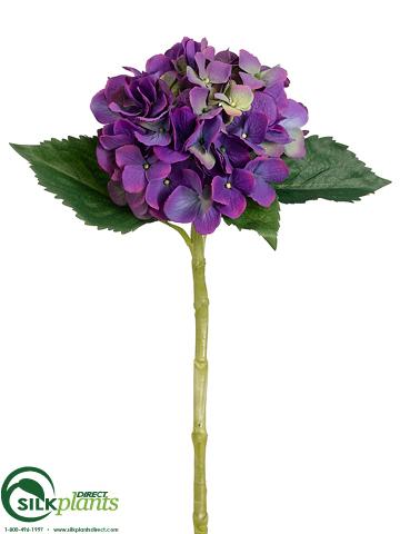 Silk Plants Direct Large Hydrangea Spray - Blue Lavender - Pack of 12