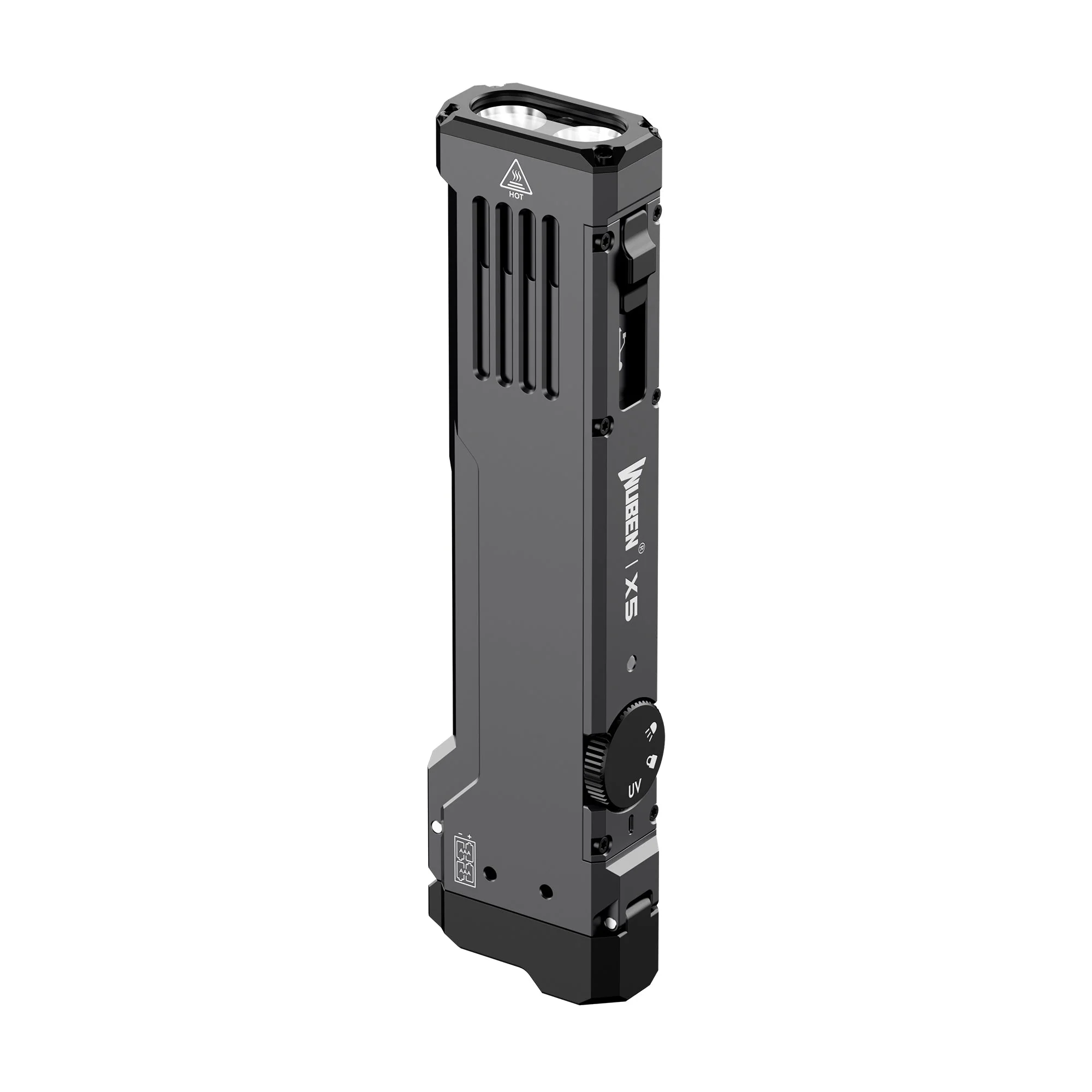 WUBEN X5 3-in-1 1300 Lumens Compact EDC Flashlight