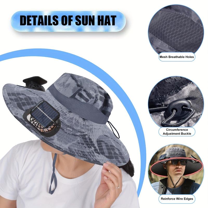SolCooler Solar-Powered Double Fan Cooling Hat