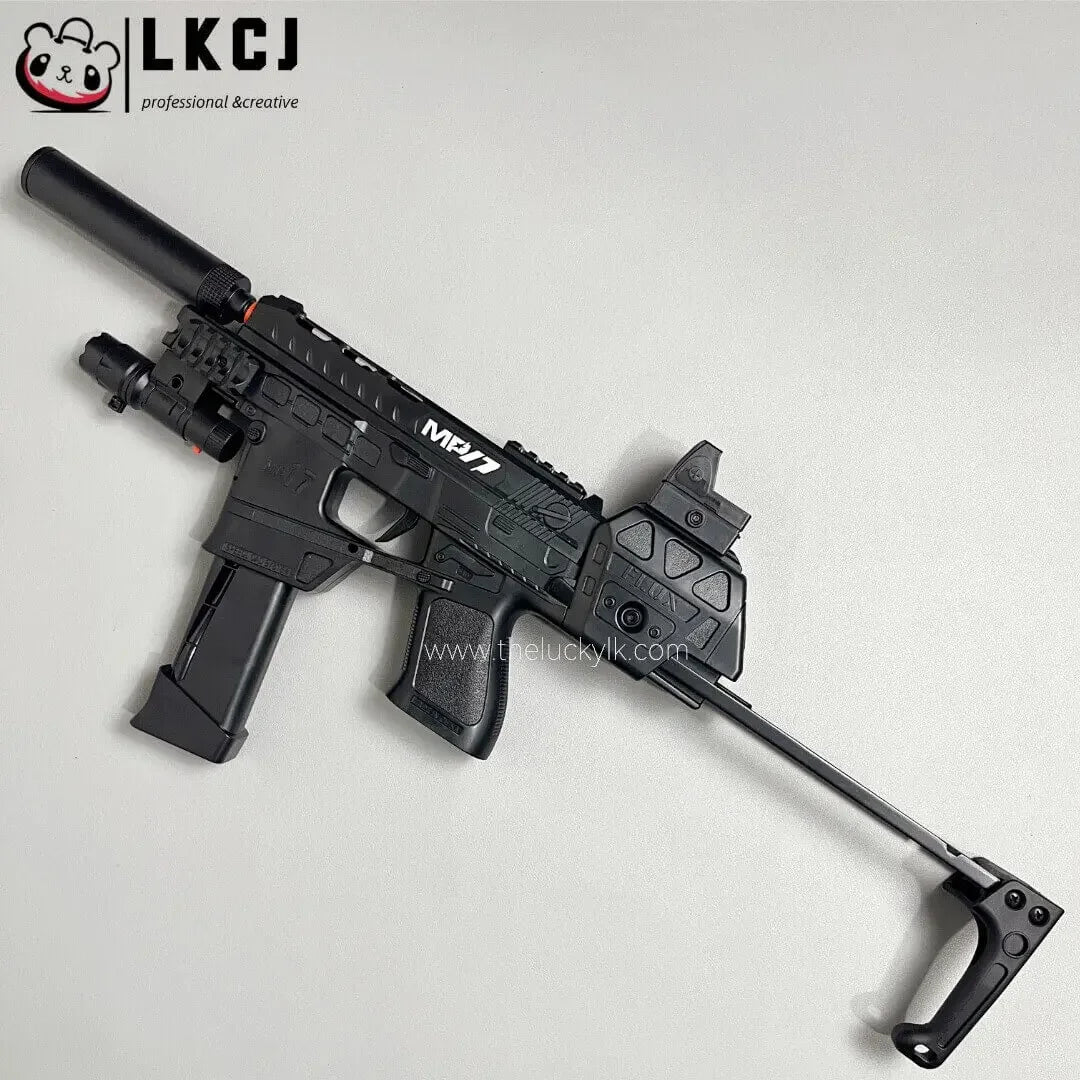Mp17 Gel Blaster With Metal Stock, Metal Rail