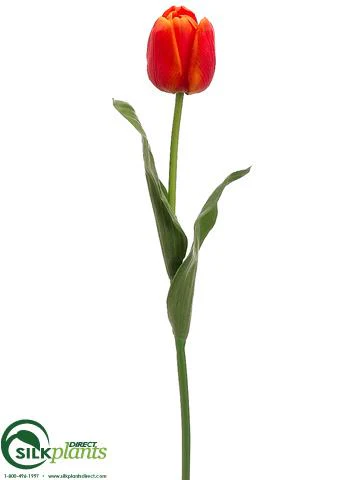 Silk Plants Direct Tulip Spray - Pink - Pack of 12