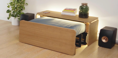 Wooden Hidden Folding Bed Cabinet