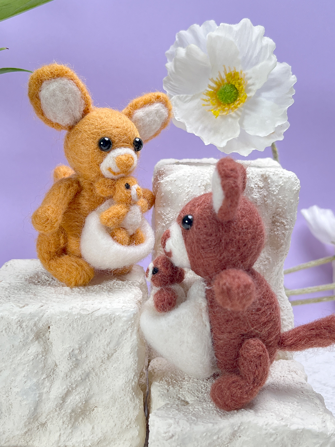 Kanga Felt Animals Needle Felting Kit