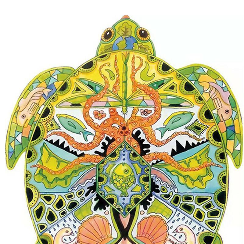 JEFFPUZZLE™ SEA TURTLE WOODEN PUZZLE