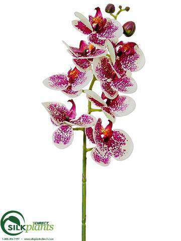 Silk Plants Direct Phalaenopsis Orchid Spray - Cerise Orchid - Pack of 12