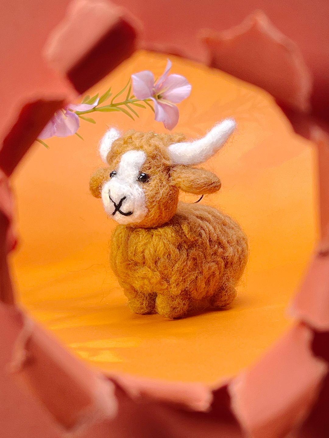 Hornie Felt Animals Needle Felting Kit