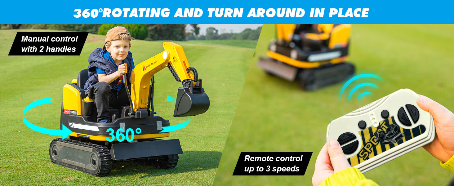 ride on excavator