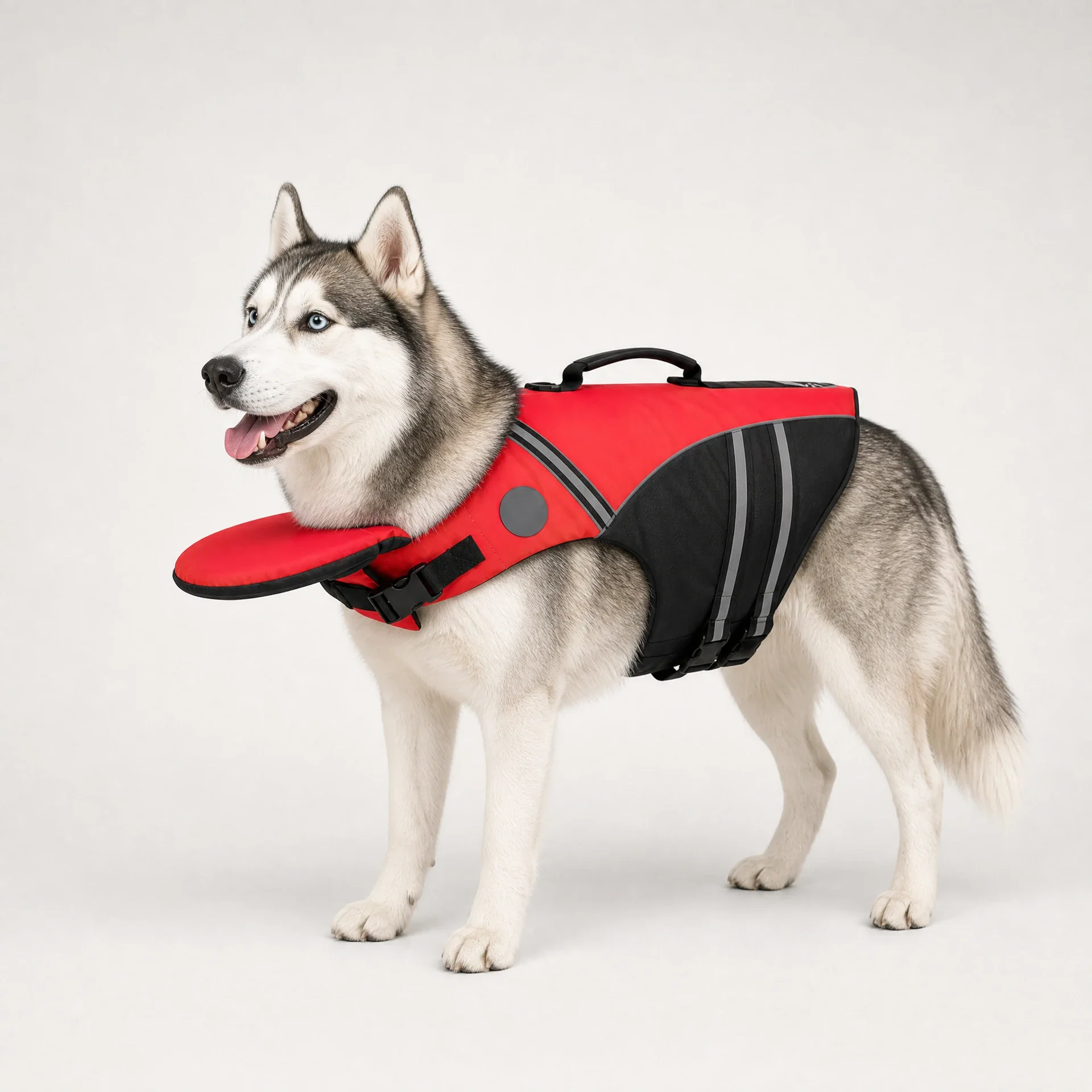 Dog Life Jacket With Chin Support