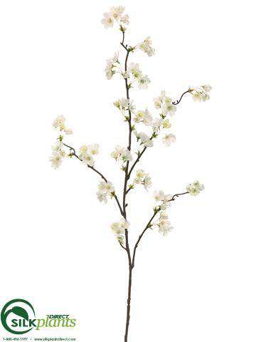 Silk Plants Direct Quince Blossom Spray - Apricot Peach - Pack of 12