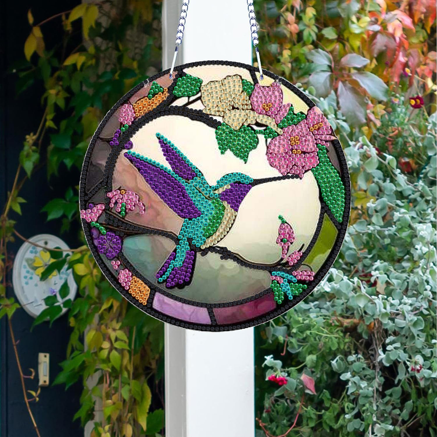 DIY Diamond Painting Wall Hanging - Hummingbird
