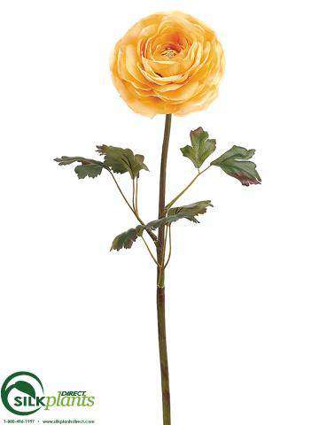 Silk Plants Direct Ranunculus Spray - Red - Pack of 12