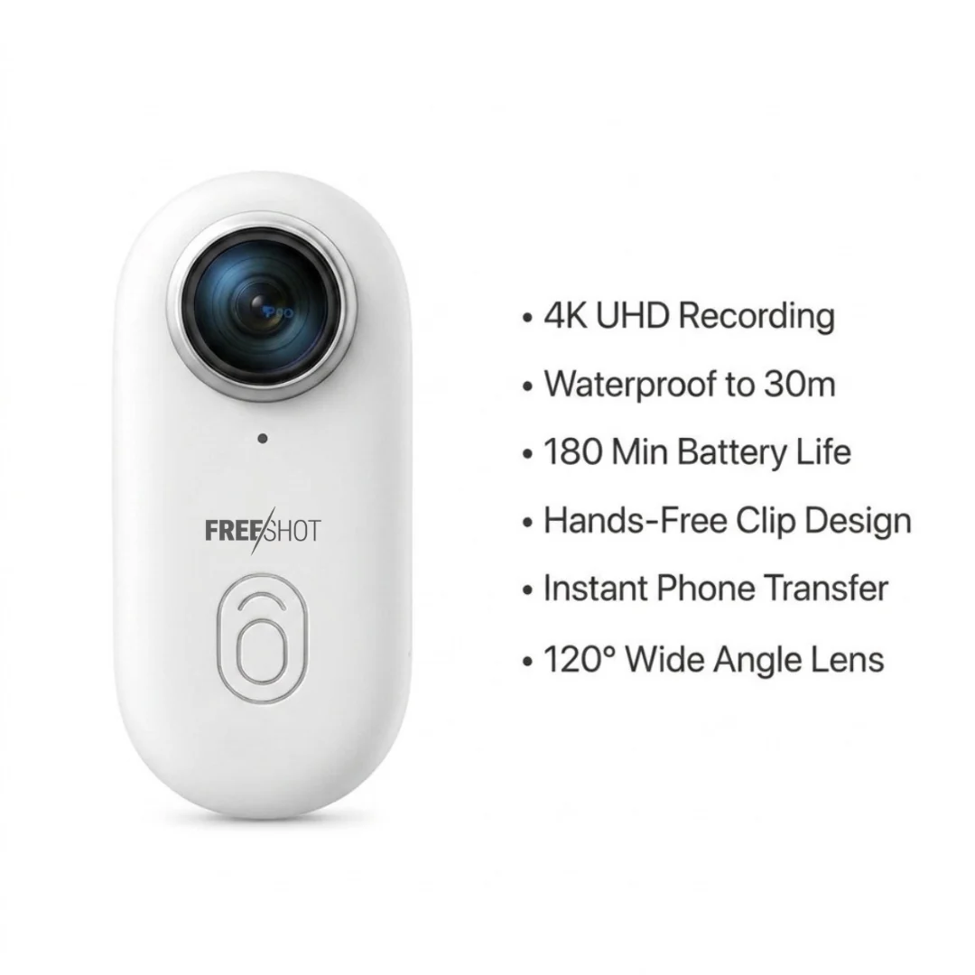 Freeshot™ - 4K Wearable Camera