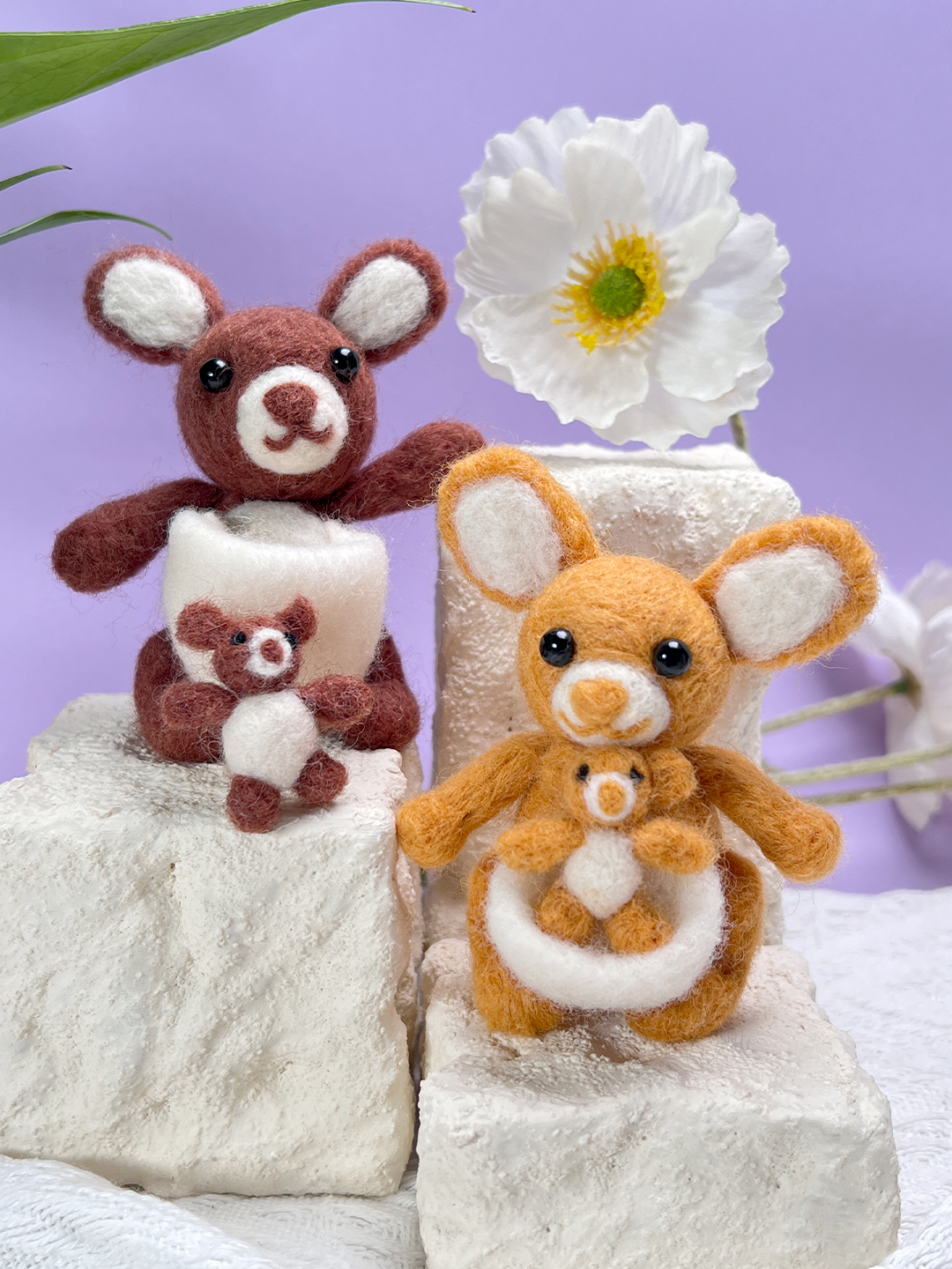 Kanga Felt Animals Needle Felting Kit