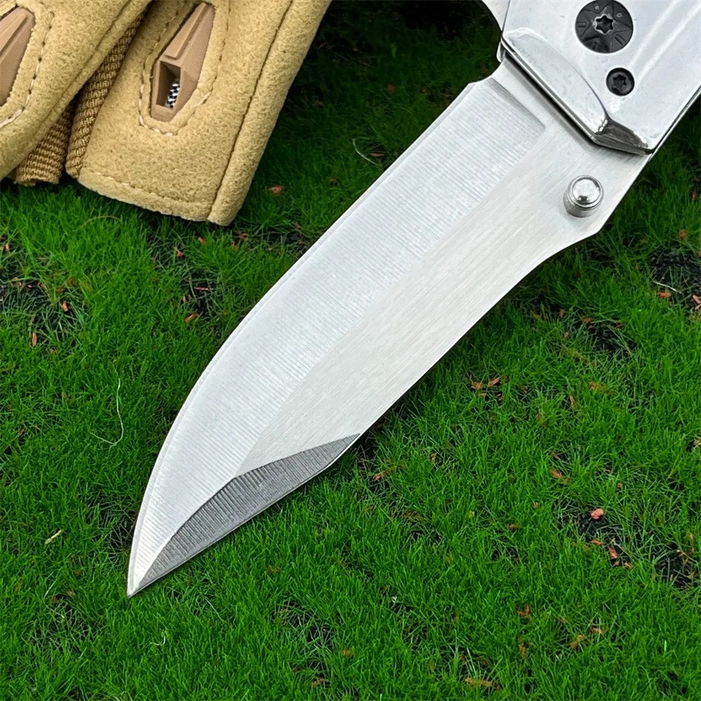 Premium Stainless Steel Folding Pocket Knife & Survival Blade