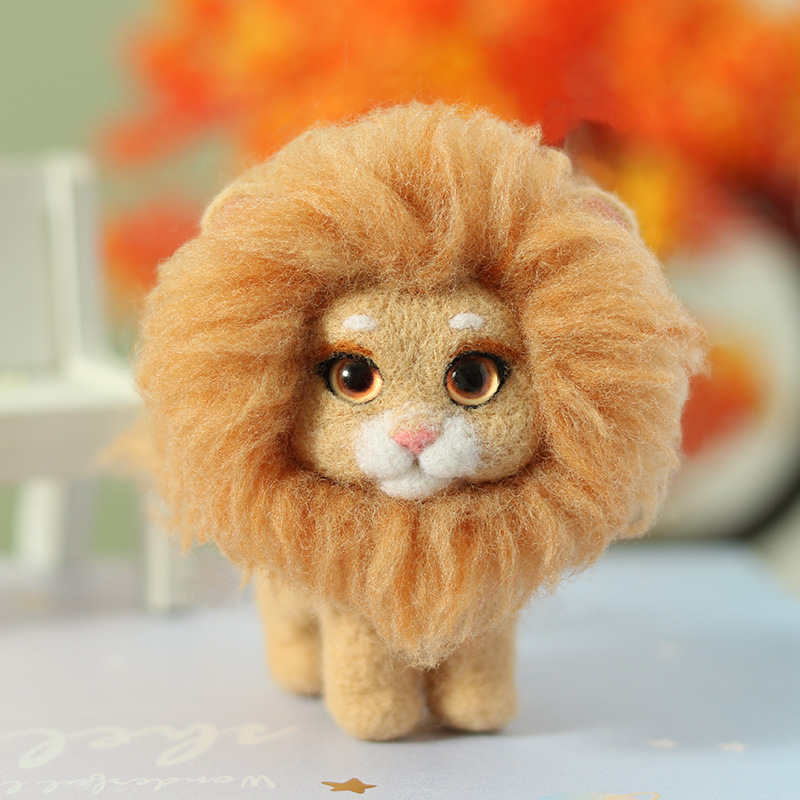 FeltingJoy - Lion Needle Felting Kit