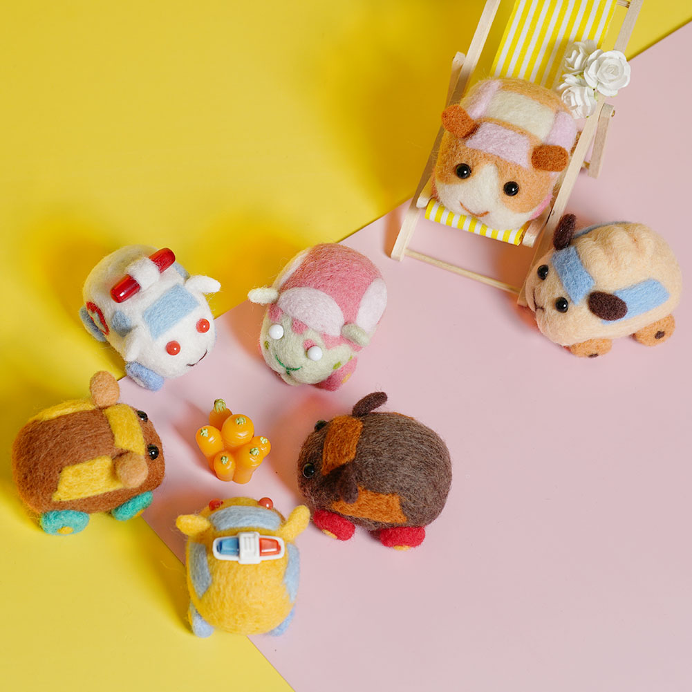 FeltingJoy - Pui Pui Molcar Needle Felting Kit - Mask