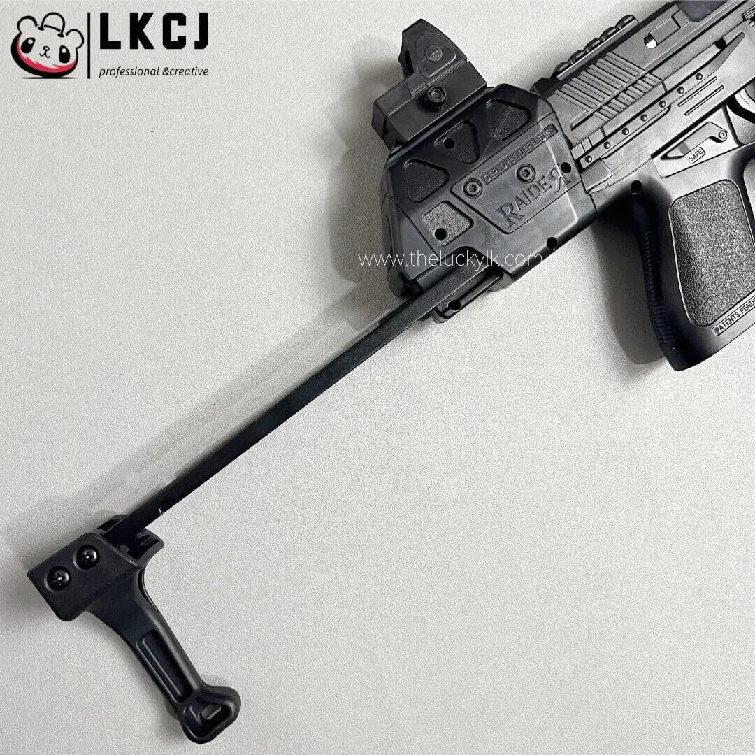 Mp17 Gel Blaster With Metal Stock, Metal Rail