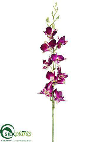 Silk Plants Direct Dendrobium Orchid Spray - Cream - Pack of 12