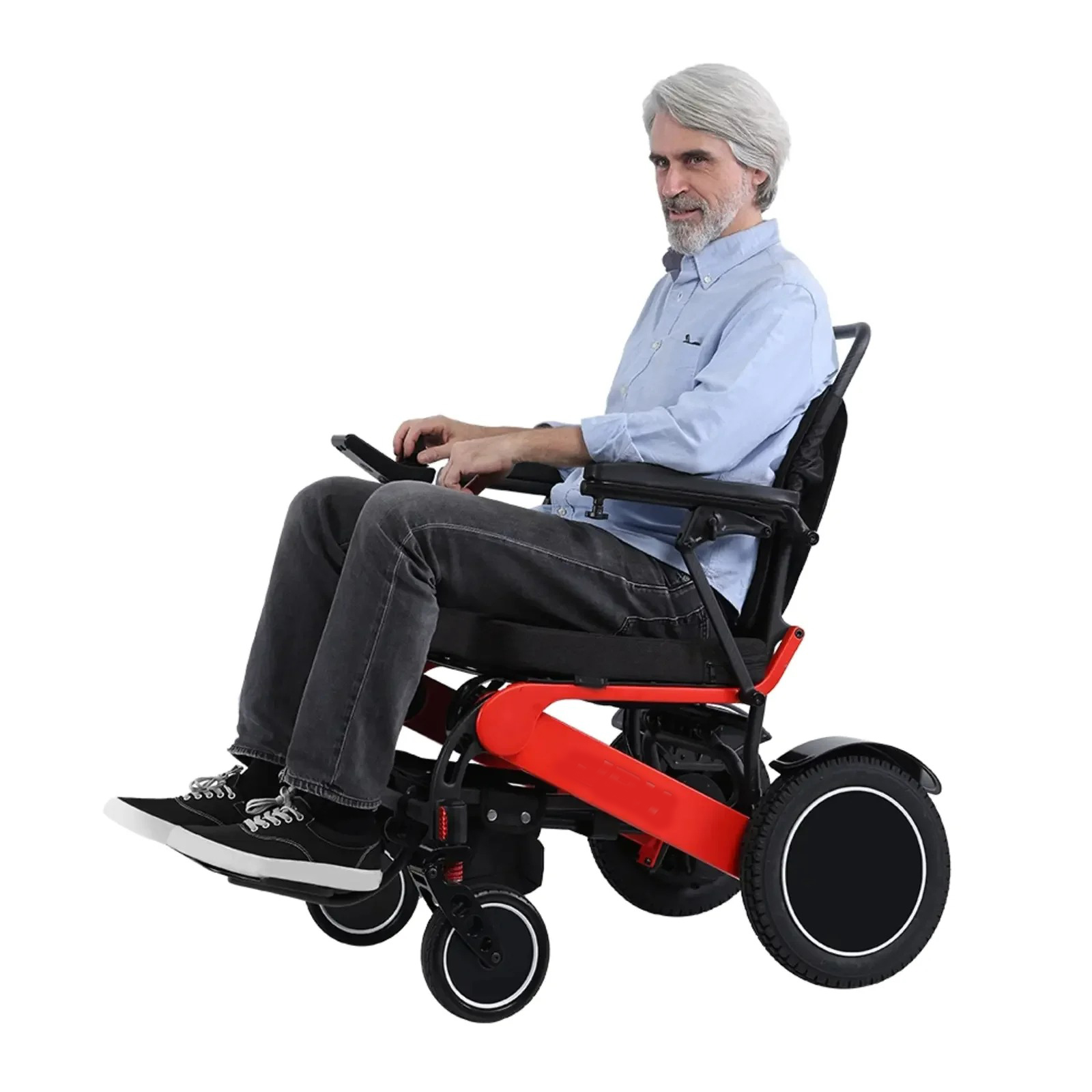 Fully Foldable Carbon Fiber Wheelchair(D03 Upgrade to D36 dual motor for a limited time)