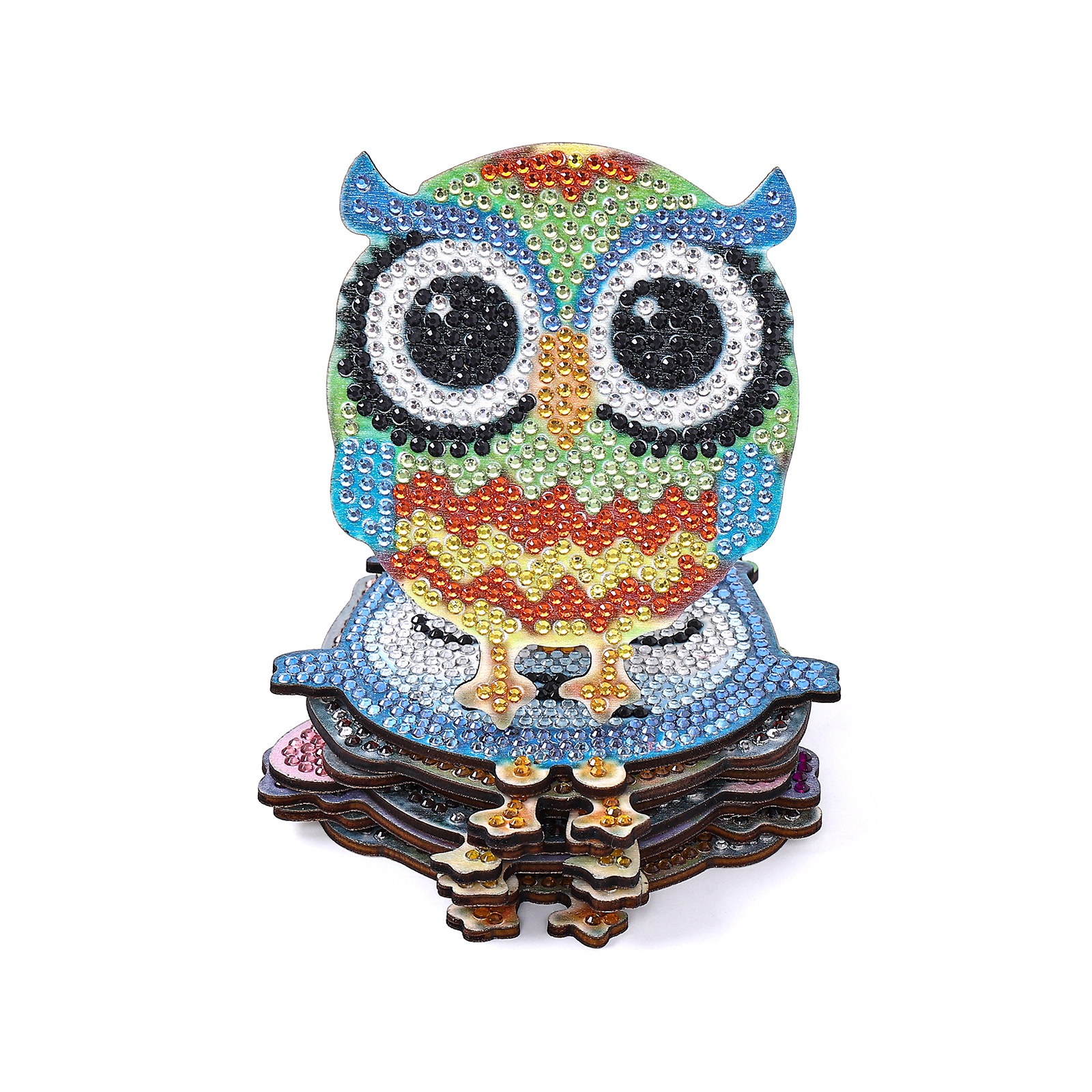 DIY Owl C Diamond Painting Coasters