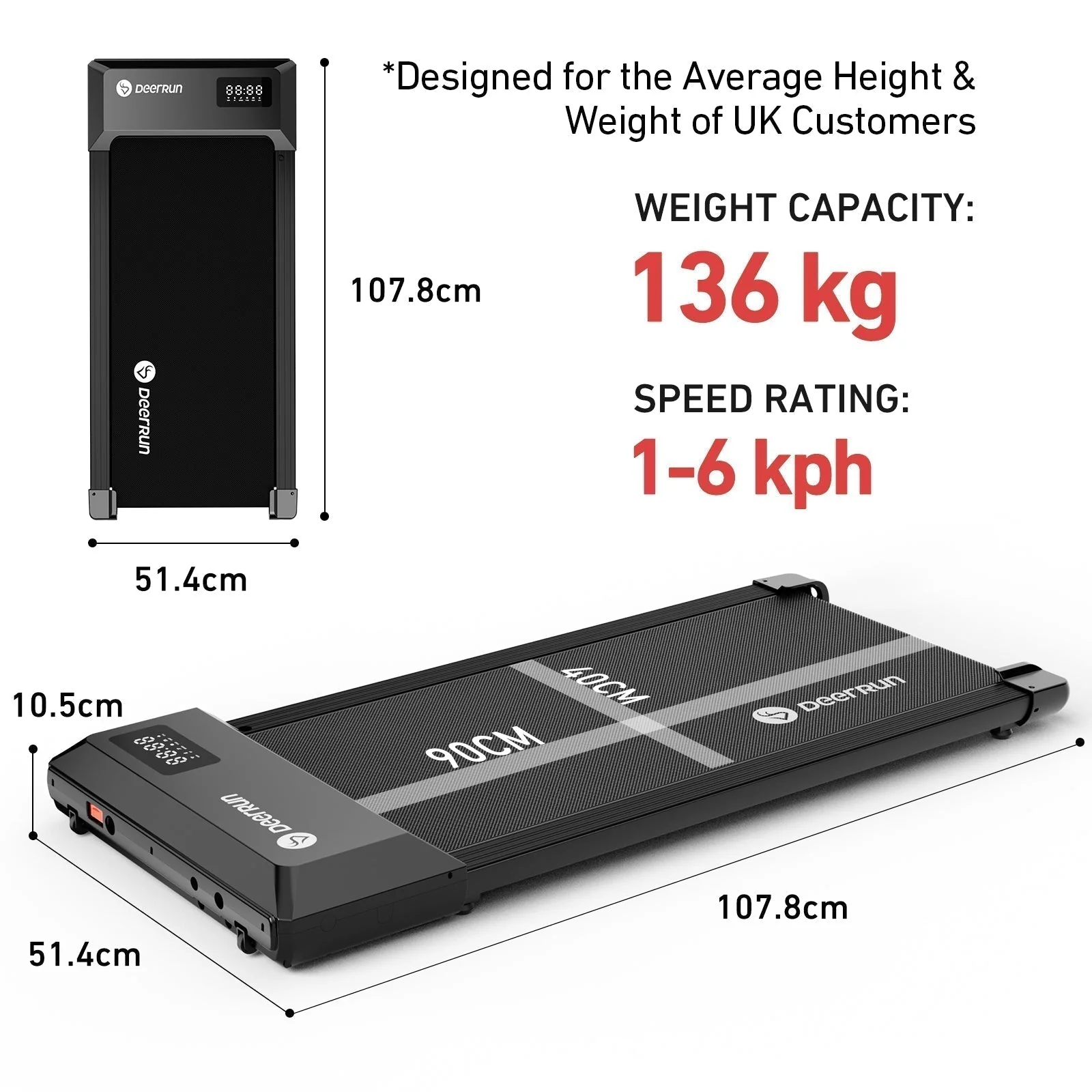 walking treadmill pad