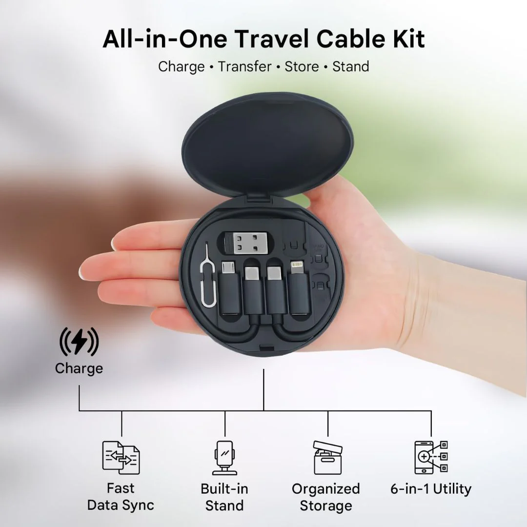60W Multi-Function Data Cable Set