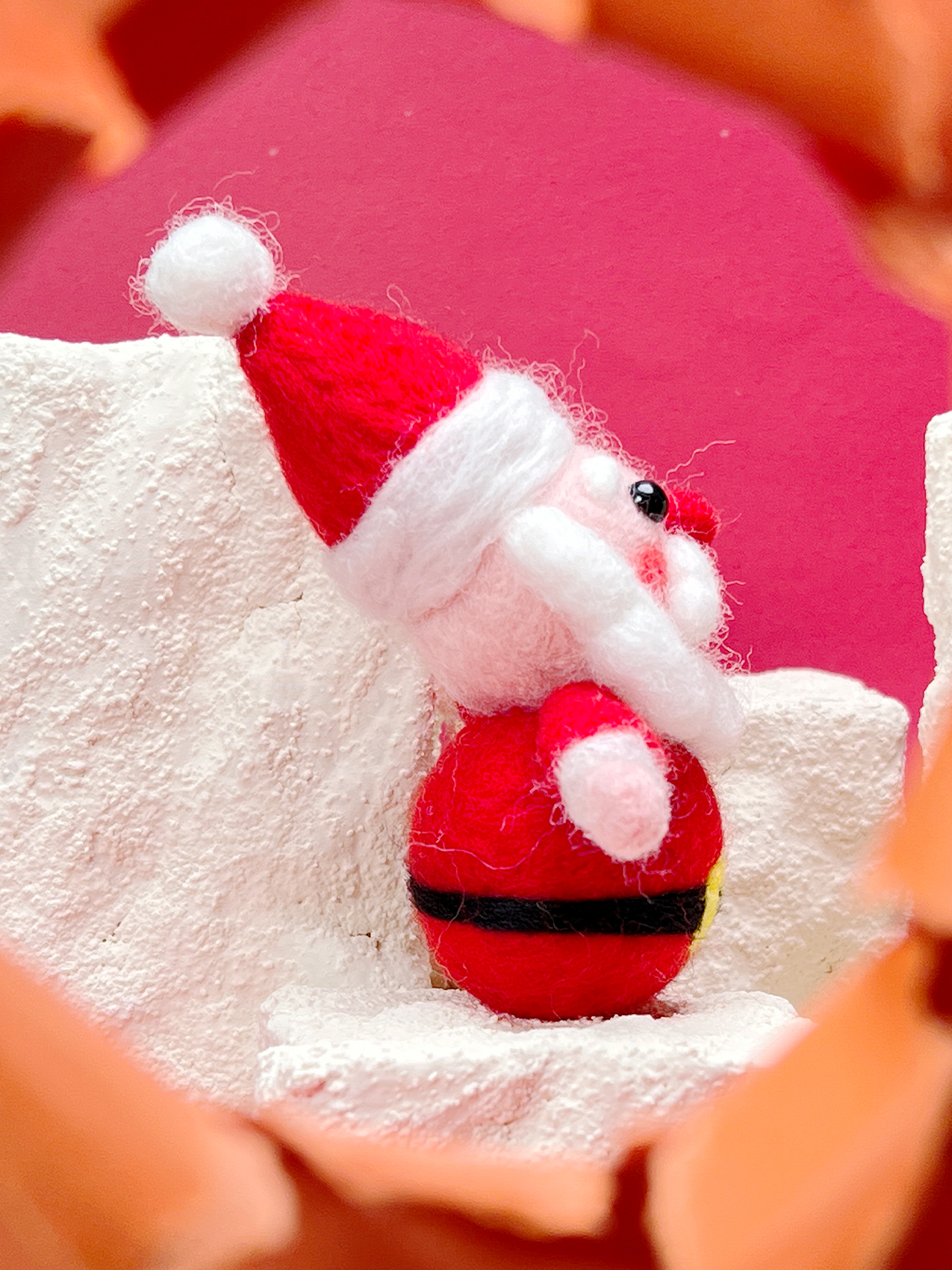 Santa Claus Felt Animals Needle Felting Kit