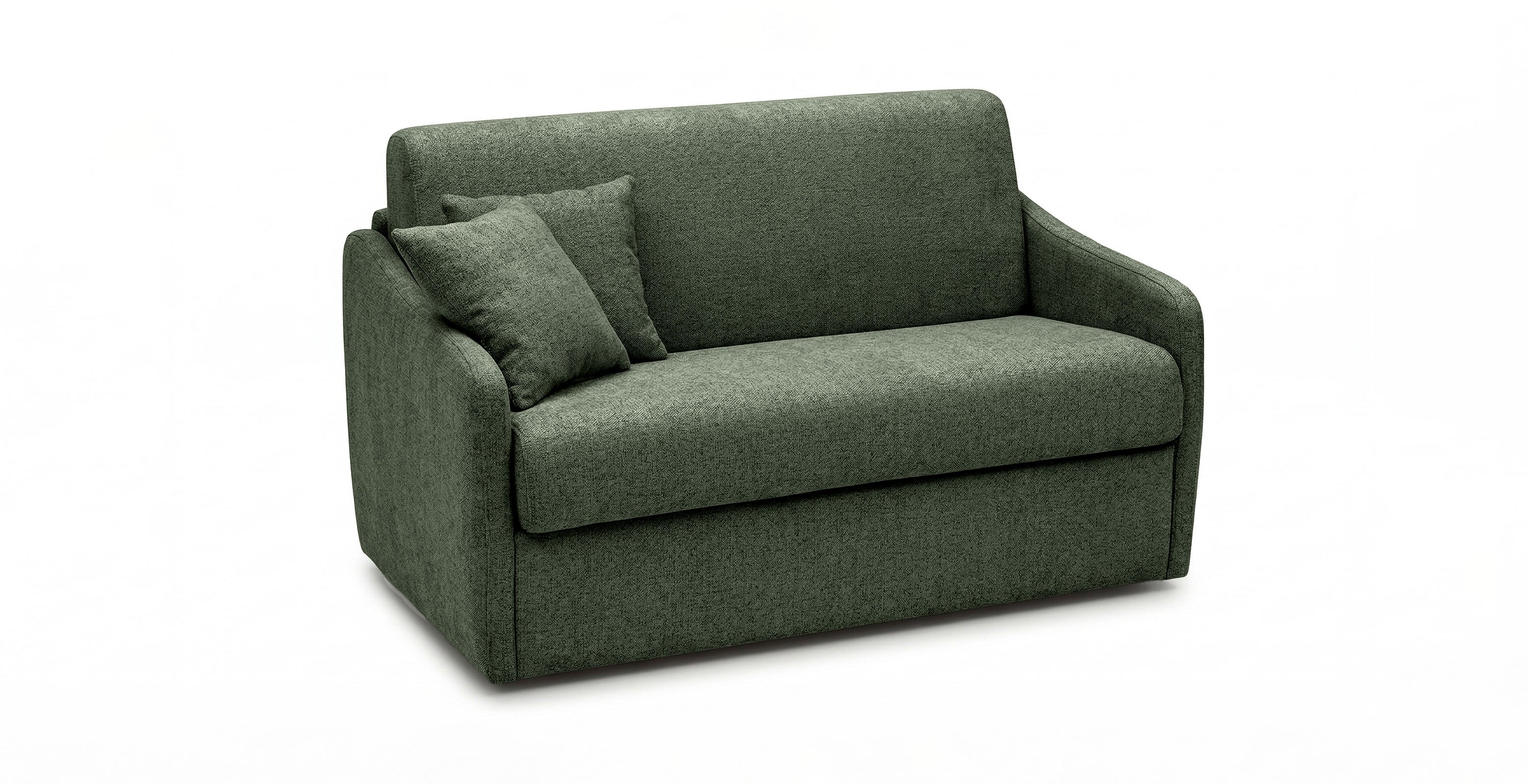 QUIBERON - Fauteuil convertible 100 x 190 cm - Velours texturé